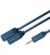 Casual �̴Ͻ��׷��� 2�й� ����� 0.1m (3.5mm stereo 2 ��) �� 70491 CLICKTRONIC