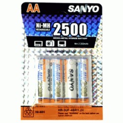 SANYO AA 2500 x 4 (���̼���)