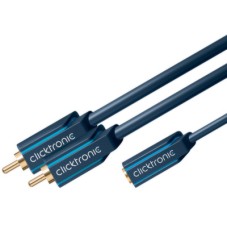 Casual �̴Ͽ���� �й� Y-Adapter ���̺� 0.1m (3.5mm �� 2 RCA �� )