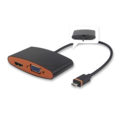 TrueAV SlimPort to HDMI+VGA Adapter
